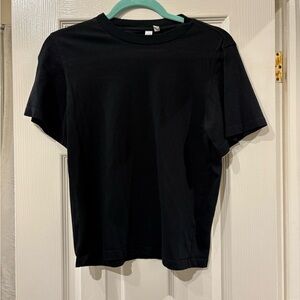 & Other Stories Black Short Sleeve Tee